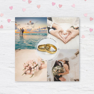 Magnétique Créez votre propre Carte photo Mariage de nouveaux