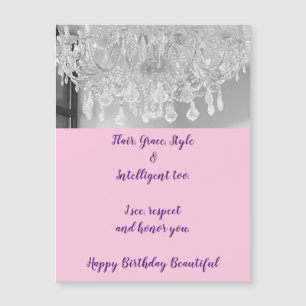 Magnétique DIVA Life Flair Heureux Anniversaire Carte magnéti