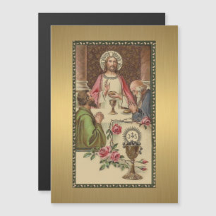 Magnétique Grand prêtre Jésus à la Dernière carte catholique 
