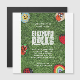 Magnétique Invitation Anniversaire de enfant Coronavirus