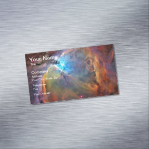 Magnétique Orion Nebula Space Galaxy Carte de visite magnétiq