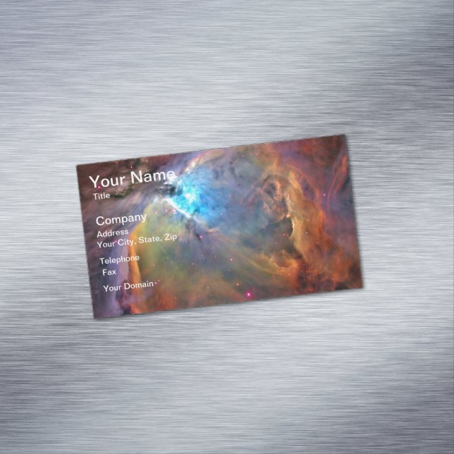Magnétique Orion Nebula Space Galaxy Carte de visite magnétiq (In Situ)