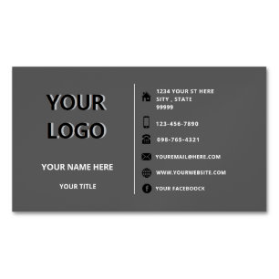 Magnétique Personnalisation de votre propre Carte de visite d