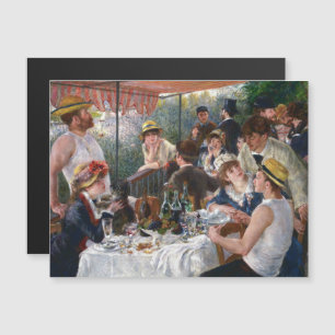 Magnétique Renoir - Déjeuner de la fête de plaisance Carte ma