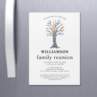 Réunion familiale arbre généalogique Invitation ma