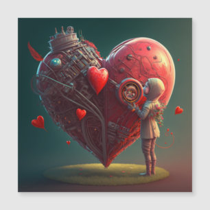 Magnétique Soyez ma carte Valentine