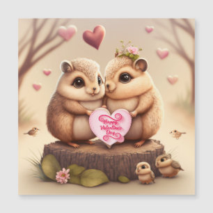 Magnétique Soyez ma carte Valentine