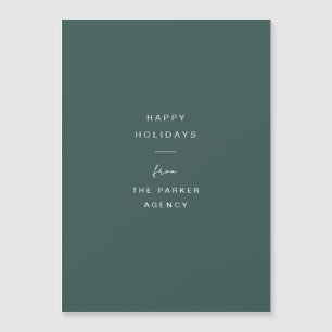 Magnétique Typographie minimale Carte de vacances pour entr