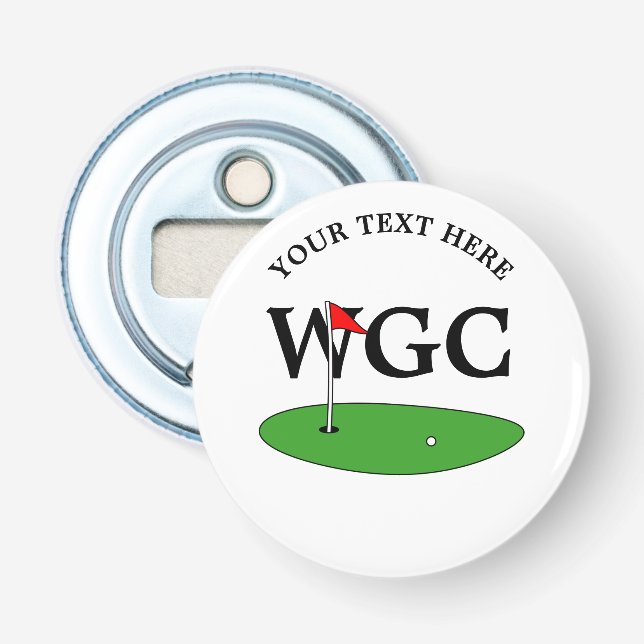 Magnetische Bierflaschenöffner für Golfspieler Flaschenöffner (Vorderseite)