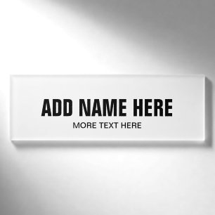 Magnetische Namensschilder mit individuelle Name f Namenschild