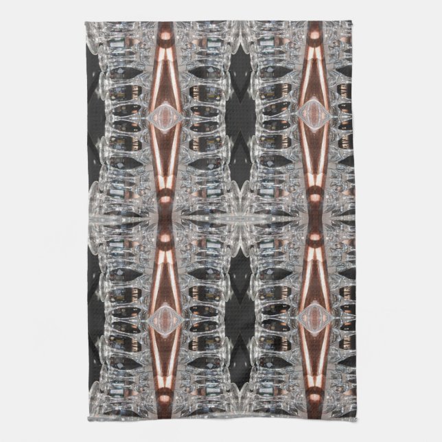 Magnetische Richtung blühen Geschirrtuch (Vertikal)