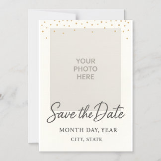 Magnetische Save the Date-Hochzeitkarte - 12x18 Zo Magneteinladung