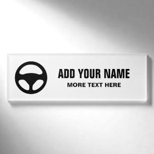 Magnetischer Namensschild für Fahrlehrer Namenschild