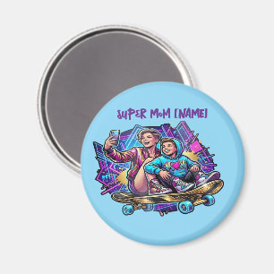 Magnetischer Neon-Antrieb: Skater-Kunst von Mutter Magnet