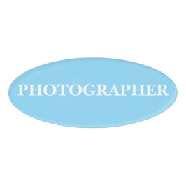 Magnetisches Abzeichen - Fotograf Namenschild