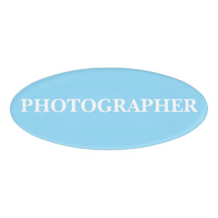Magnetisches Abzeichen - Fotograf Namenschild