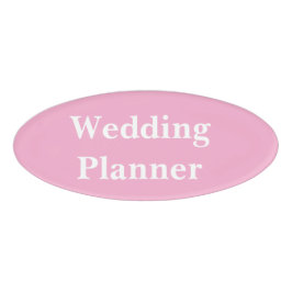 Magnetisches Abzeichen - Hochzeitsplaner Namenschild