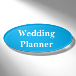 Magnetisches Abzeichen - Hochzeitsplaner Namenschild