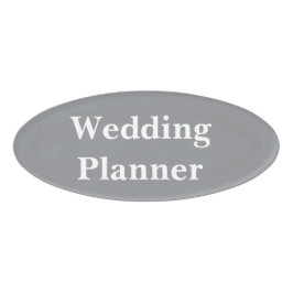 Magnetisches Abzeichen - Hochzeitsplaner Namenschild