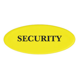Magnetisches Abzeichen - Sicherheit Namenschild