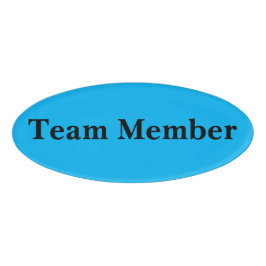 Magnetisches Abzeichen - Teammitglied Namenschild