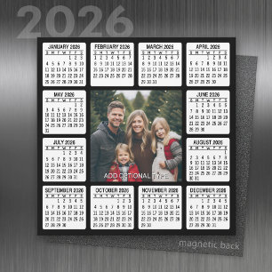 Magnetkalender 2025 mit Foto Magnetkarte