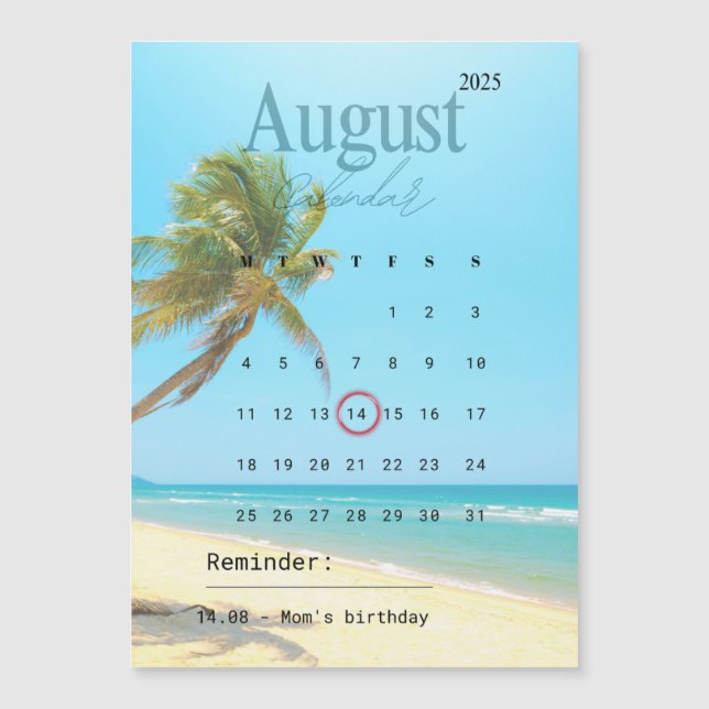 Magnetkarte (Vorderseite)