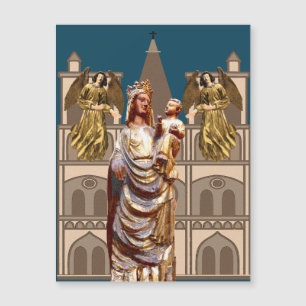 Magnetkarte der mittelalterlichen Christlichen Kun