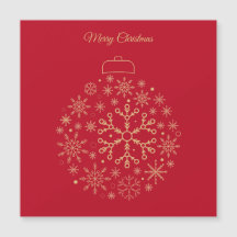 Magnetkarte Frohe Weihnachten