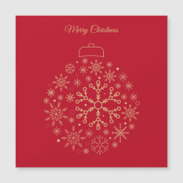 Magnetkarte Frohe Weihnachten