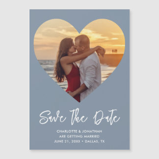 Magnetkarte für das Hochzeitsherz Save the Date Fo