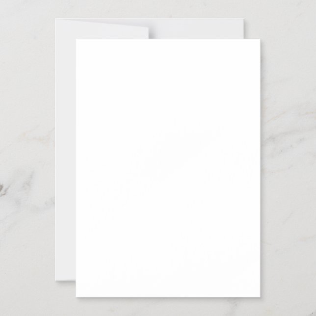 Magnetkarte, Größe: 5" x 7", Umschläge: weiß Magneteinladung (Vorderseite)