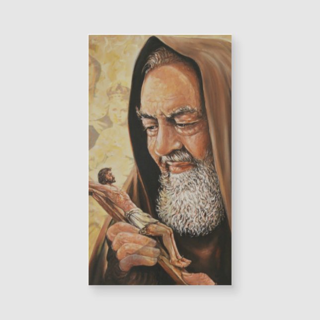 Magnetkarten St. Padre Pio (25 pro Satz) Magnetkarte (Vorderseite)
