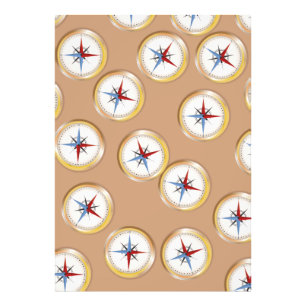 Magnetkompassmuster Fotodruck