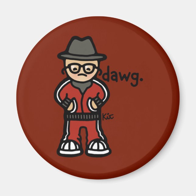 Magnetmange. Magnet (Vorne)