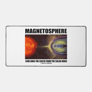 Magnetosphäre schützt die Erde vor Sonnenwind Schreibtischunterlage