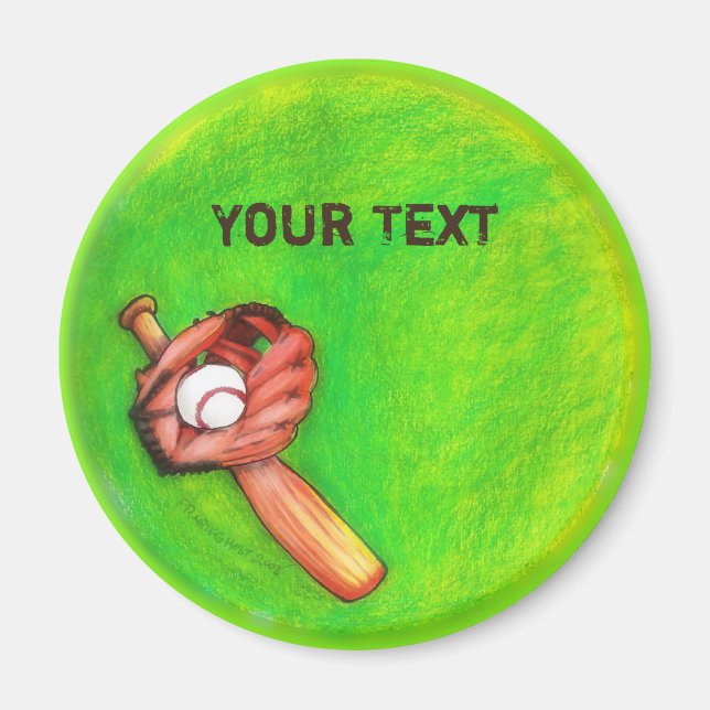 Magnets de baseball (Devant)