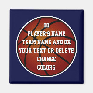 Magnets de basket-ball personnalisés, en VRAC ou 