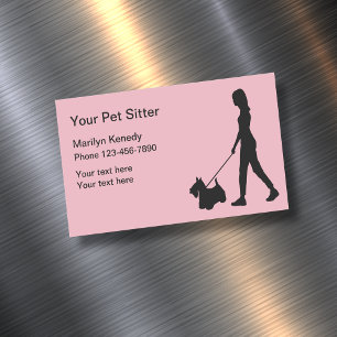 Magnets de Carte de visite pour animaux domestique