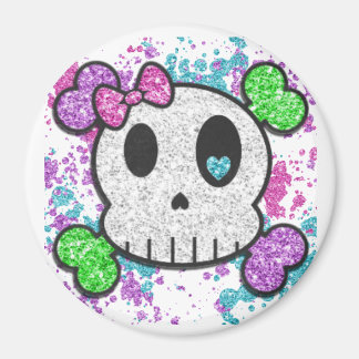 MAGNETS de casier SKULL, réfrigérateur Retour à l'