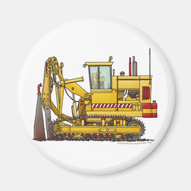 Magnets de construction de machines à carreaux (Devant)