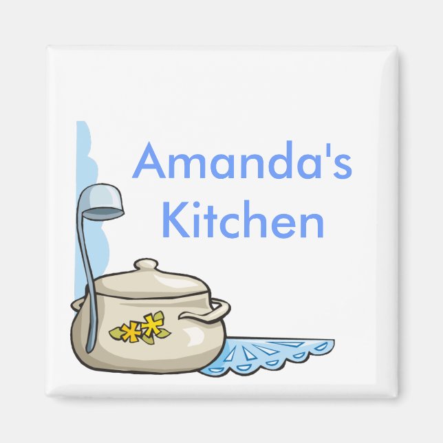 Magnets de cuisine personnalisés (Devant)