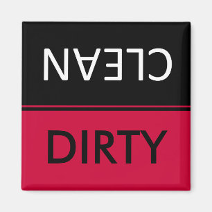 Magnets de lave-vaisselle sale