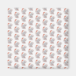 Magnets de Noël Eléphant
