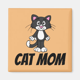 MAGNETS DE RÉFRIGÉRATEUR CAT MOM