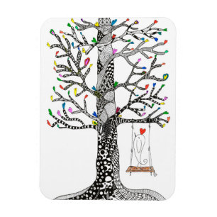 Magnets d'oiseaux 3"x4"