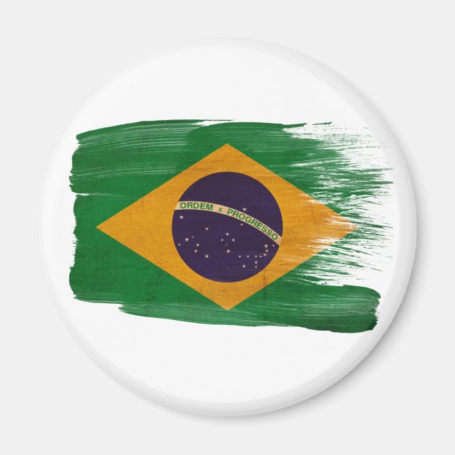 Magnets du drapeau brésilien (Devant)