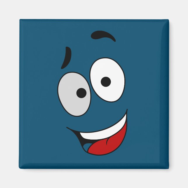 Magnets heureux - Kook Art - Gardez le sourire et  (Devant)