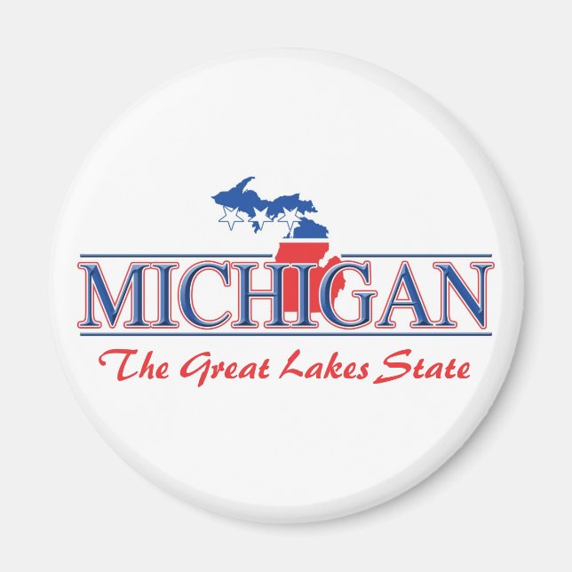 Magnets patriotiques du Michigan (Devant)