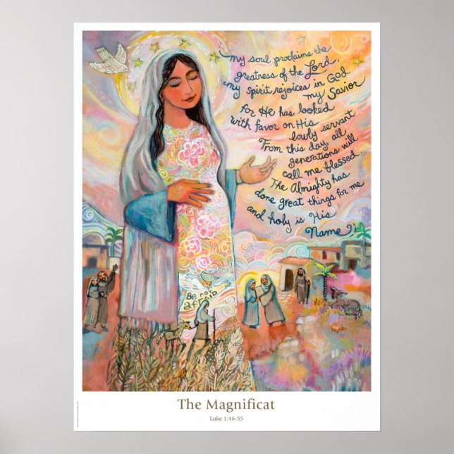 Magnificat (Katholisches Poster) Poster (Vorne)